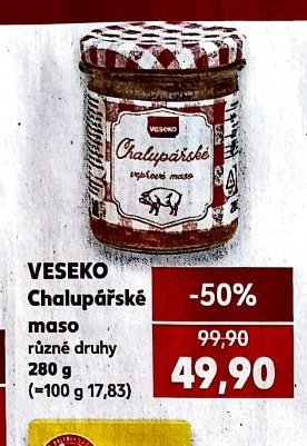 VESEKO Chalupářské maso - Kaufland aktualniletaky.eu