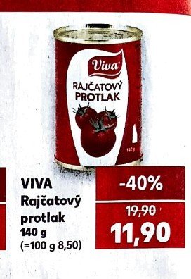 VIVA Rajčatový protlak - Kaufland aktualniletaky.eu