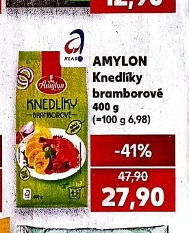 AMYLON Knedlíky bramborové - Kaufland aktualniletaky.eu