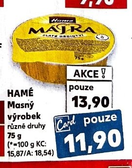 HAMÉ Masný výrobek - Kaufland aktualniletaky.eu