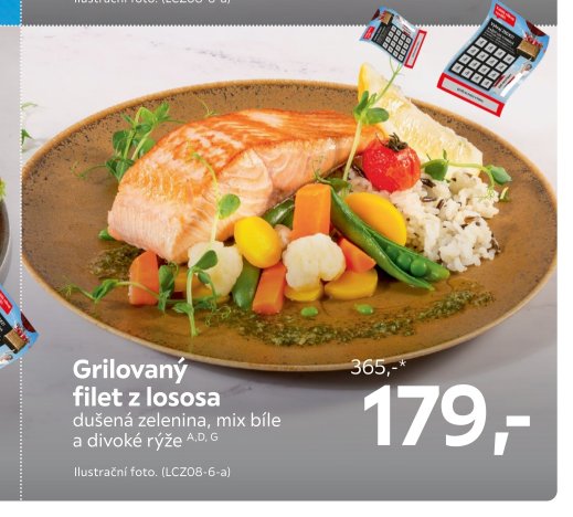 Grilovaný filet z lososa