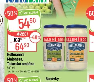 Hellmann's Majonéza, Tatarská omáčka - Globus aktualniletaky.eu