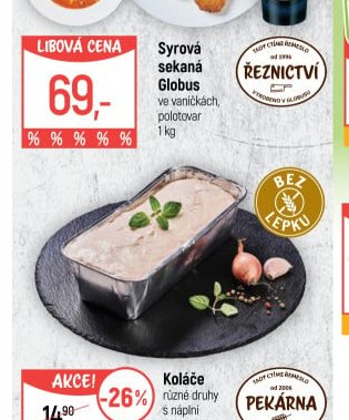 Syrová sekaná Globus - Globus aktualniletaky.eu