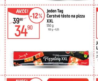Jeden Tag Čerstvé těsto na pizzu XXL - Globus aktualniletaky.eu
