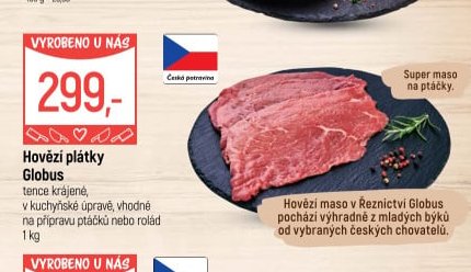 Hovězí plátky Globus - Globus aktualniletaky.eu