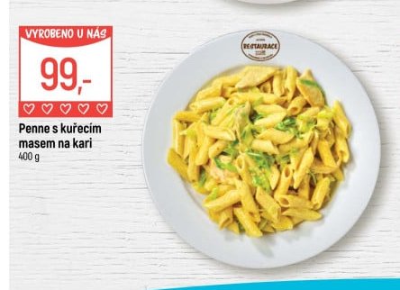 Penne s kuřecím masem na kari 400 g - Globus aktualniletaky.eu