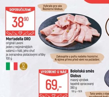 Mortadella ORO - Globus aktualniletaky.eu