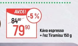 Káva espresso + řez Tiramisu 150 g - Globus aktualniletaky.eu