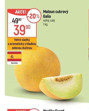 Meloun cukrový Galia - Globus aktualniletaky.eu