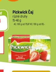 Pickwick Čaj - Globus aktualniletaky.eu
