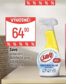 Savo univerzální dezinfekční sprej - Globus aktualniletaky.eu