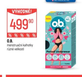 O.B. menstruační kalhotky - Globus aktualniletaky.eu
