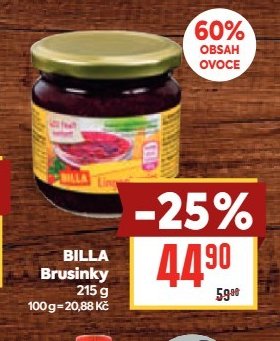 BILLA Brusinky