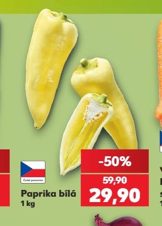 Paprika bílá - Kaufland aktualniletaky.eu