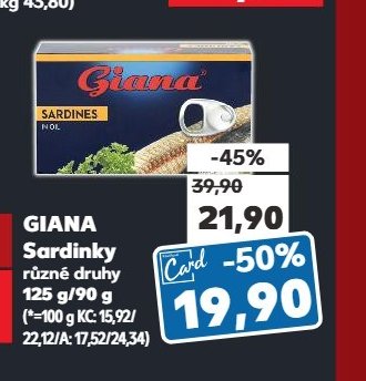 GIANA Sardinky - Kaufland aktualniletaky.eu