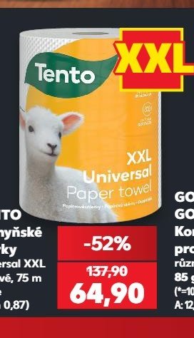 TENTO Kuchyňské utěrky Universal XXL - Kaufland aktualniletaky.eu
