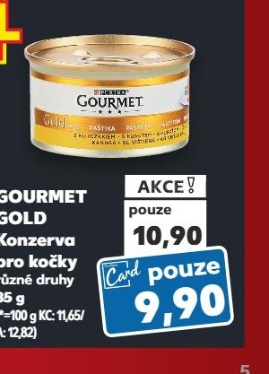 GOURMET GOLD Konzerva pro kočky - Kaufland aktualniletaky.eu