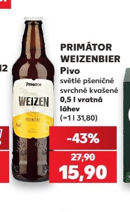 PRIMÁTOR WEIZENBIER Pivo - Kaufland aktualniletaky.eu