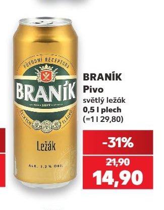 BRANÍK Pivo - Kaufland aktualniletaky.eu
