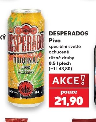 DESPERADOS Pivo - Kaufland aktualniletaky.eu