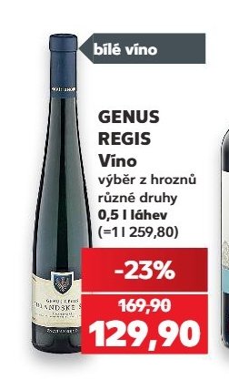 Genus Regis Víno - Kaufland aktualniletaky.eu