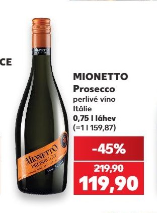 Mionetto Prosecco - Kaufland aktualniletaky.eu