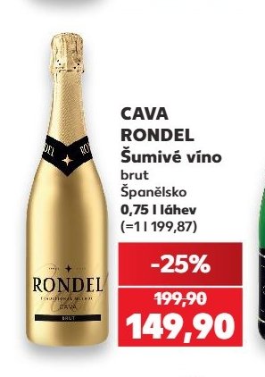Cava Rondel Šumivé víno - Kaufland aktualniletaky.eu