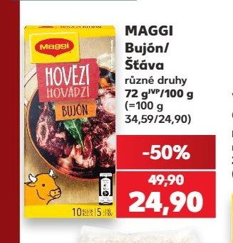 MAGGI Bujón/Šťáva - Kaufland aktualniletaky.eu