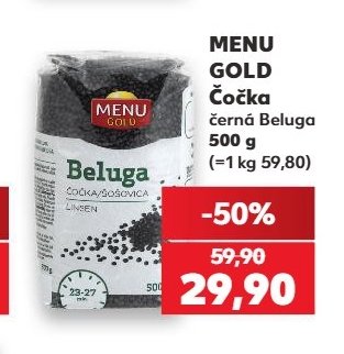 MENU GOLD Čočka - Kaufland aktualniletaky.eu