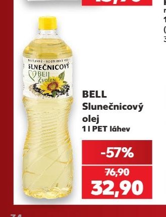 BELL Slunečnicový olej - Kaufland aktualniletaky.eu