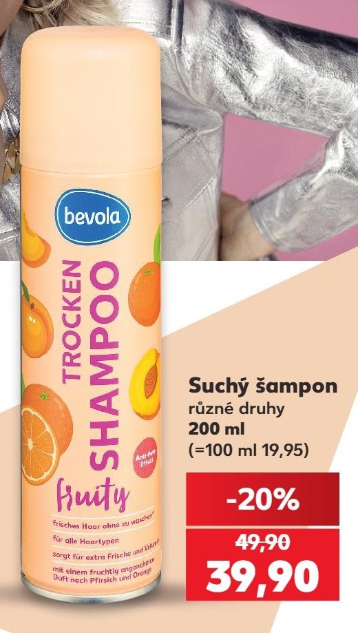 Suchý šampon Bevola - Kaufland aktualniletaky.eu