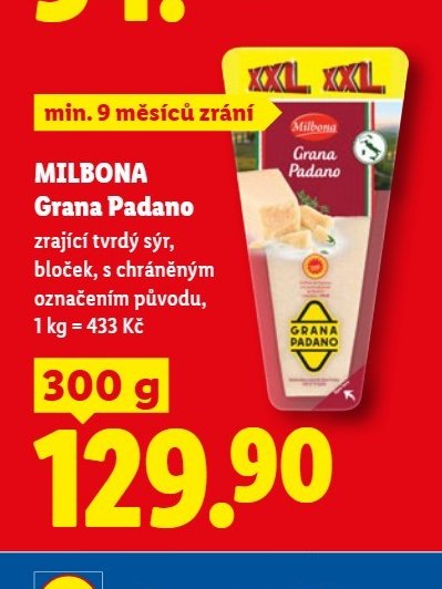 Milbona Grana Padano