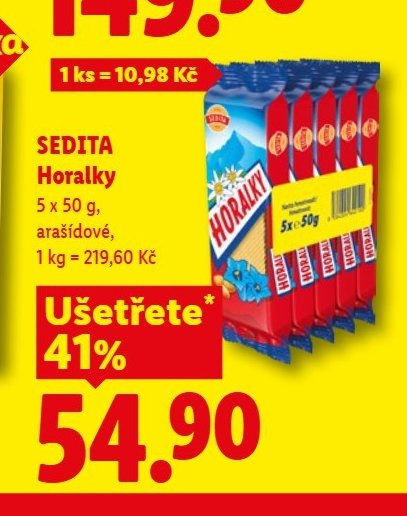 SEDITA Horalky 5x50g