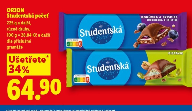 ORION Studentská pečeť 225g