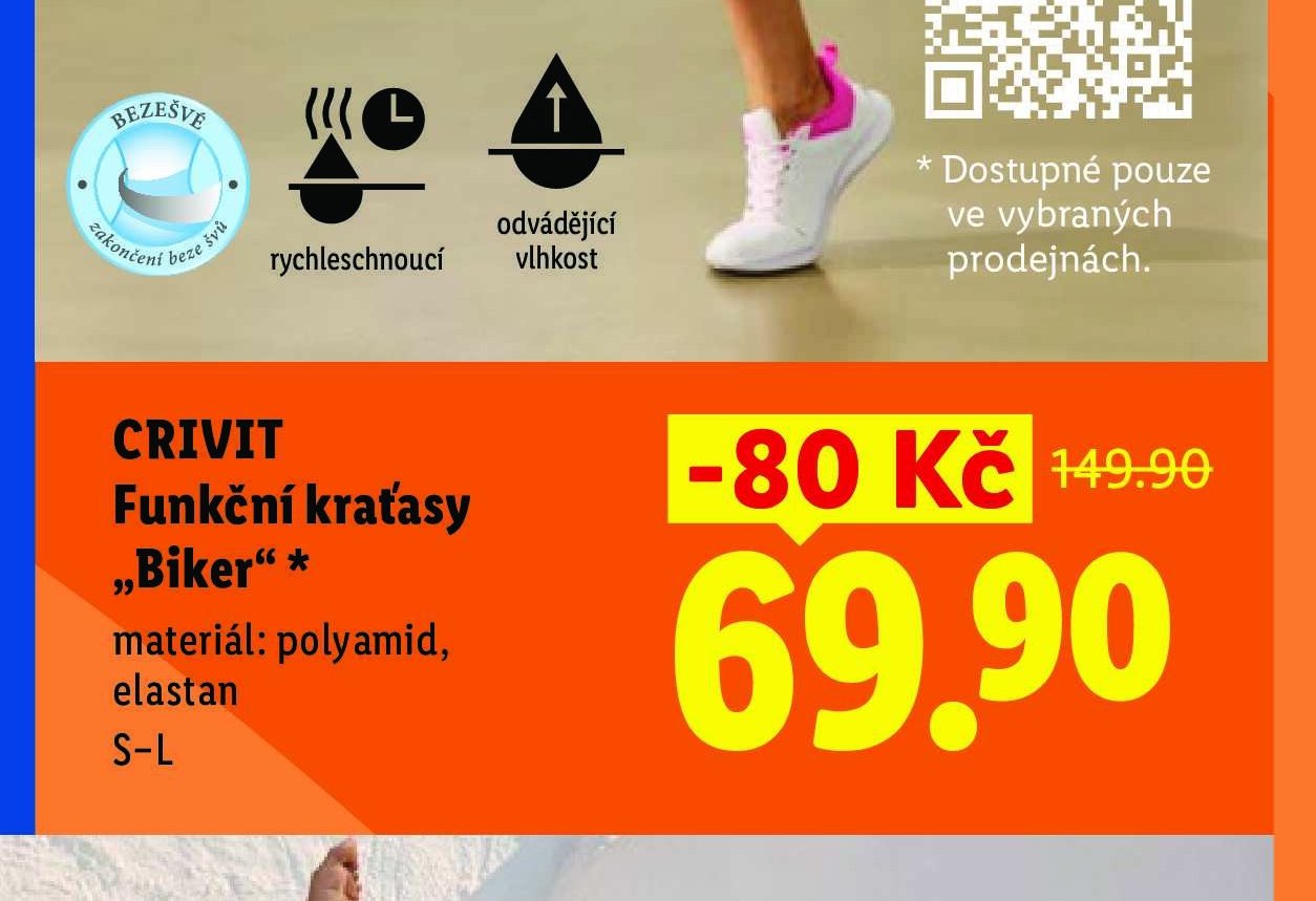 CRIVIT Funkční kraťasy „Biker“