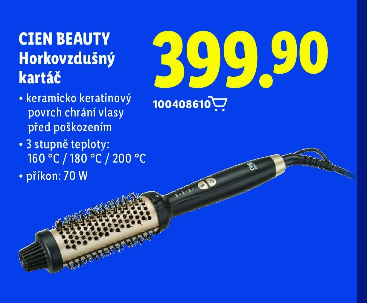 CIEN BEAUTY Horkovzdušný kartáč