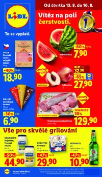 aktuální leták Lidl 13.8.2026-16.8.2026