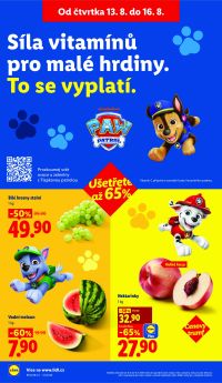 aktuální leták Lidl 13.8.2026-16.8.2026
