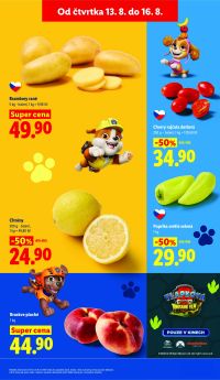 aktuální leták Lidl 13.8.2026-16.8.2026
