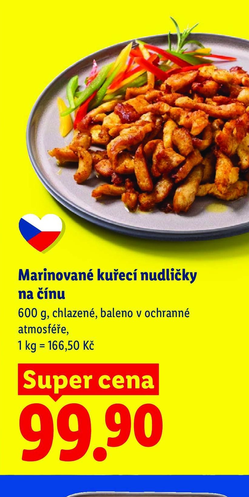 Marinované kuřecí nudličky na čínu
