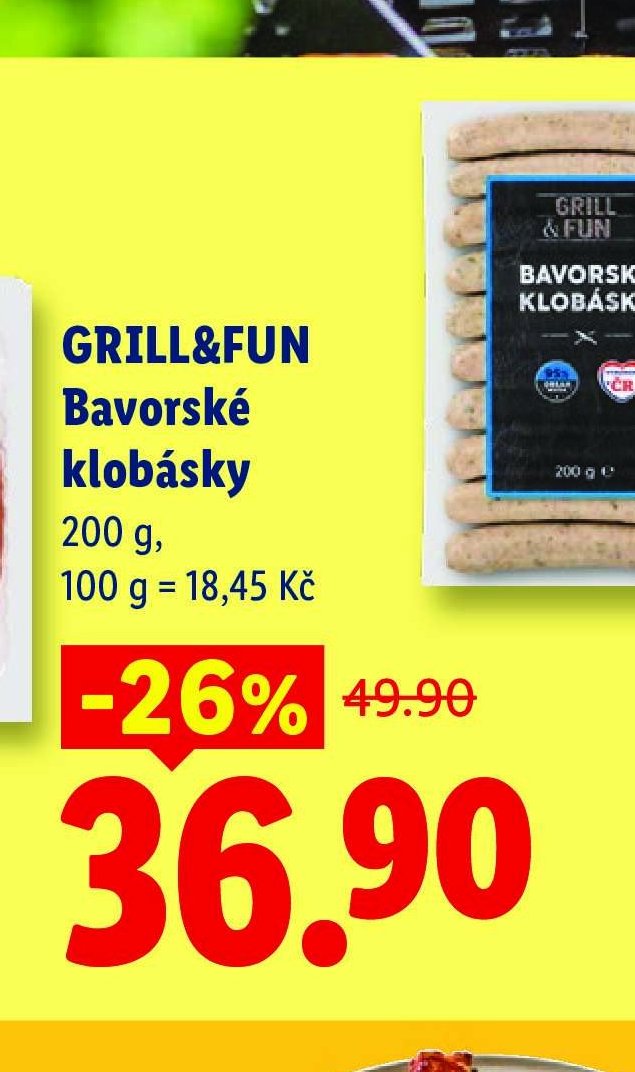 GRILL&FUN Bavorské klobásky