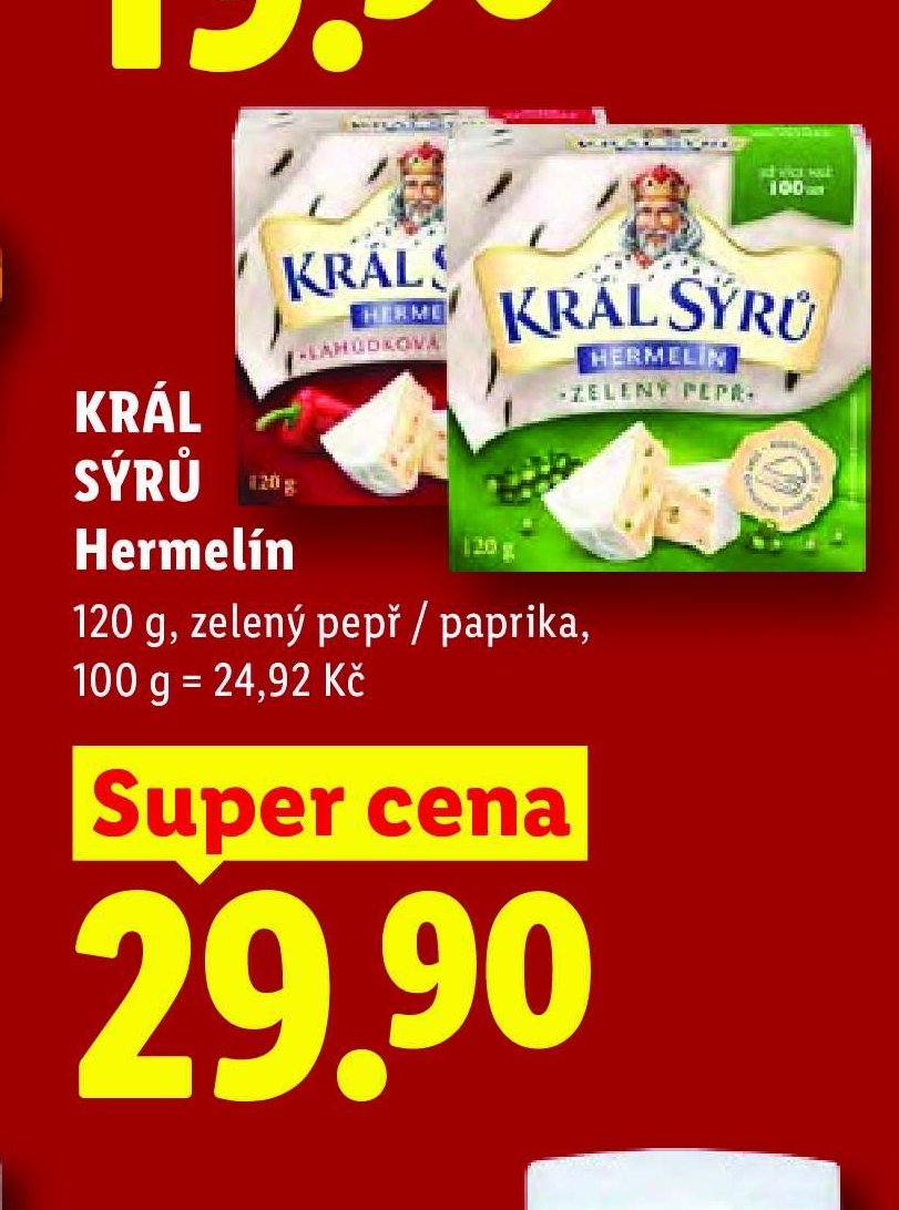 KRÁL SÝRŮ Hermelín