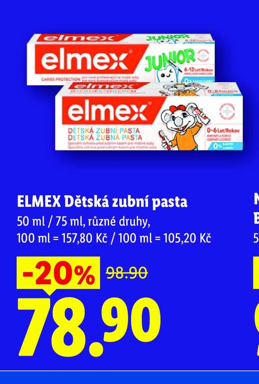 ELMEX Dětská zubní pasta