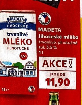 MADETA Jihočeské mléko