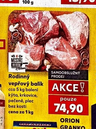 Rodinný vepřový balík
