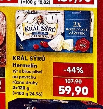 KRÁL SÝRŮ Hermelin