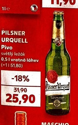 PILSNER URQUELL Pivo