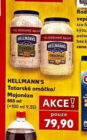 HELLMANN'S Tatarská omáčka/Majonéza