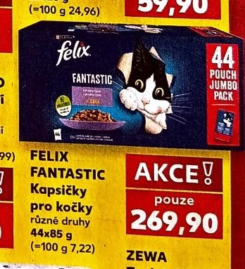 FELIX FANTASTIC Kapsičky pro kočky