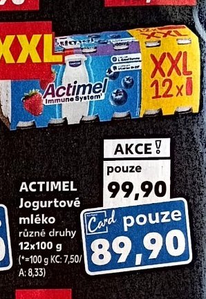 ACTIMEL Jogurtové mléko
